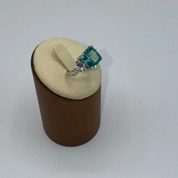 5ct Radiant Tourmaline Ring - Picture 10 of 14